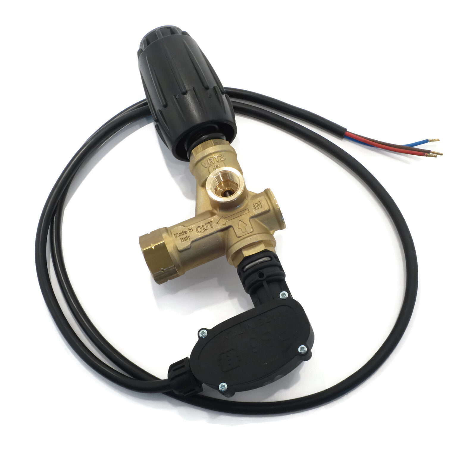  Регулятор давления VRT3 250 бар 3/8"F-3/8"F-2x3/8"F, 40 л/мин, с м/выкл.