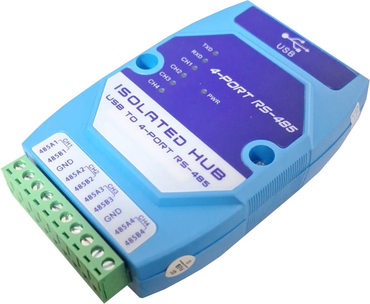 4-х портовый преобразователь RS485 JPX - 6014H