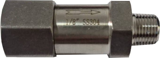 Обратный клапан 1/8 SS 304 FM 1