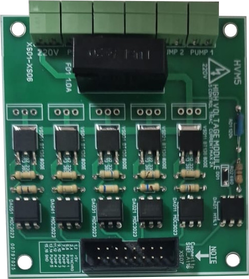 Плата системы дозировки химии