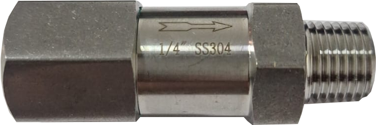 Обратный клапан 1/4 SS 304 FM 1
